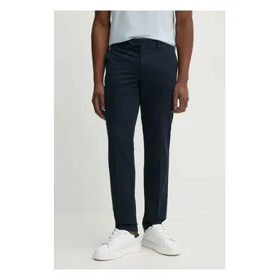 Hackett London nadrág férfi, sötétkék, chino, HM212488R