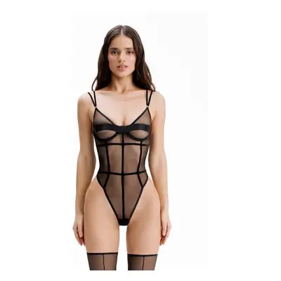 GOD SAVE QUEENS body TRISSY BODYSUIT fekete, sima, GSQ-80-160