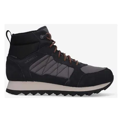 Merrell sportcipő Alpine Sneaker Mid Waterproof fekete, Mid PLR WP J004289