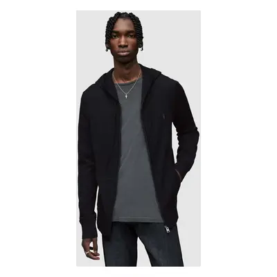 AllSaints - felső Mode Merino Zip Hood