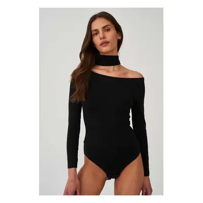 Undress Code body Drunk in Love Bodysuit fekete, női, sima