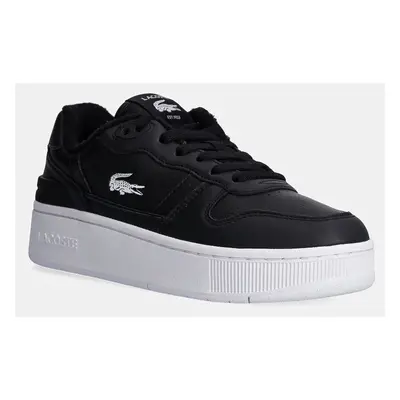 Lacoste bőr sportcipő T-Clip Platform fekete, 48SFA0046