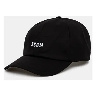 MSGM baseball sapka fekete, nyomott mintás, 3840ML04.257126