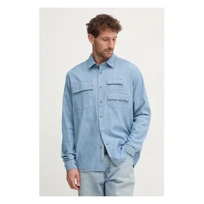 Barbour farmering férfi, galléros, relaxed, MSH5551BL15