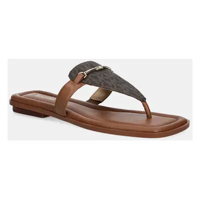 MICHAEL Michael Kors flip-flop Lena barna, női, lapos talpú, 40R5LEFS2B.227