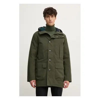 Barbour rövid kabát Winter Beaufort Waterproof Parka zöld, férfi, téli, MWB1126