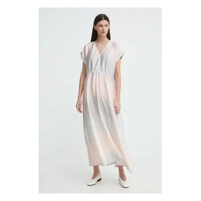 Bruuns Bazaar ruha FadingBBGalina bézs, maxi, oversize, BBW3844