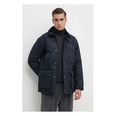 Barbour rövid kabát Winter Bedale férfi, sötétkék, átmeneti, MQU1807