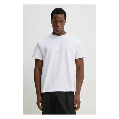 Heliot Emil t-shirt fehér, férfi, PRESS25_M_09_089_WHT02_CO