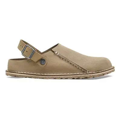 Birkenstock velúr szandál Lutry Premium barna