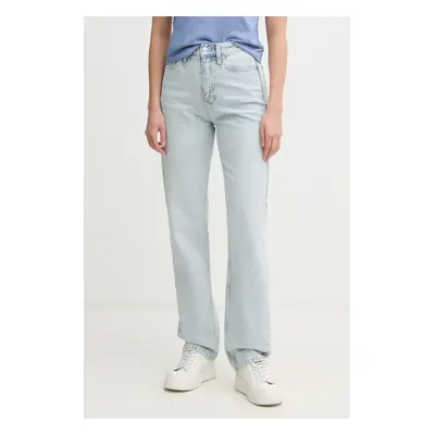 Calvin Klein Jeans pamut farmer női, magas derekú, J20J225132