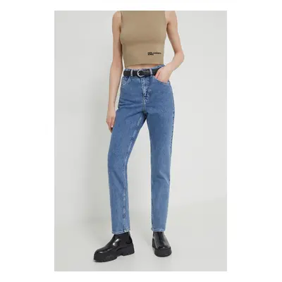 Karl Lagerfeld Jeans farmer női, magas derekú