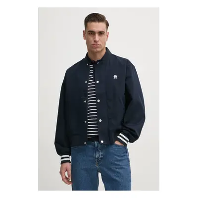 Tommy Hilfiger kifordítható bomber dzseki sötétkék, átmeneti, MW0MW38707