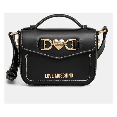 Love Moschino bőr táska fekete, JC4063PP1