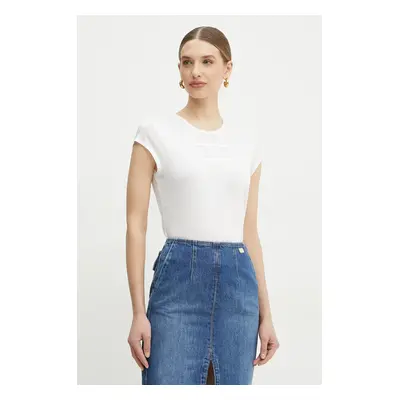 Elisabetta Franchi t-shirt női, fehér, MA00451E2