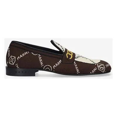 Marni mokaszin Moccasin Shoe barna, férfi