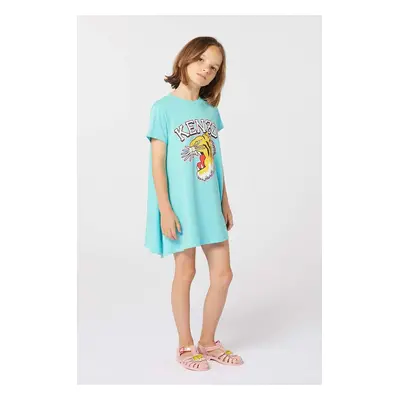 Kenzo Kids gyerek pamutruha mini, egyenes