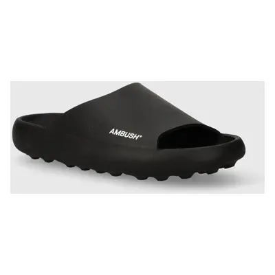 AMBUSH papucs Sliders fekete, férfi, BMIC005S24MAT