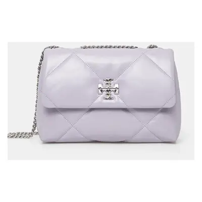 Tory Burch bőr táska Kira Diamond Quilt lila