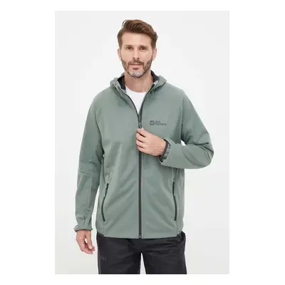 Jack Wolfskin szabadidős kabát Feldberg Hoody zöld