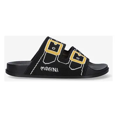 Marni papucs Sandal fekete, férfi