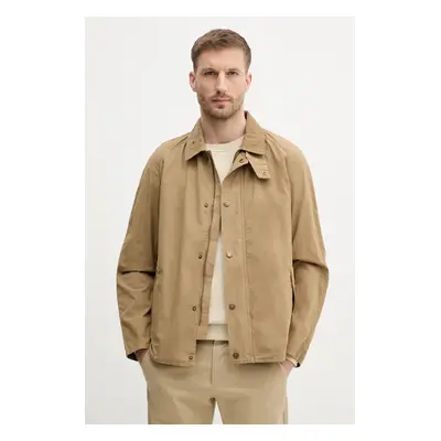 Barbour pamut kabát Tracker Casual zöld, átmeneti, MCA0978