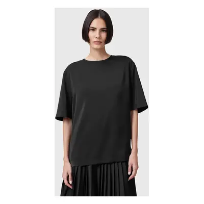 AllSaints felső AMELIE fekete, női, sima, W032PC