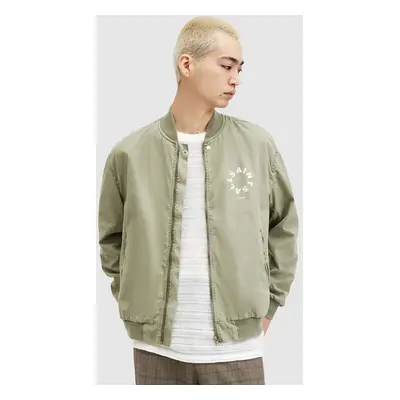 AllSaints bomber dzseki TIERRA FADED BOMBER férfi, zöld, átmeneti, M006OA