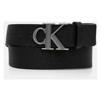 Calvin Klein Jeans bőr öv fekete, férfi, K50K512088