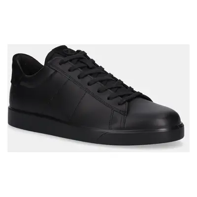 Ecco bőr sportcipő Street Lite Sneaker Lea fekete, férfi