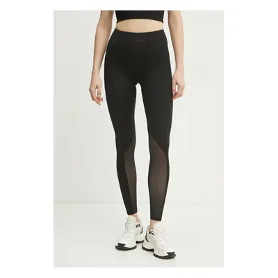 PLEIN SPORT legging fekete, női, sima, SAEC WJT2027 STE003N