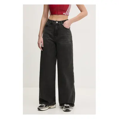 adidas Originals farmer DENIM ZIP PANT fekete, női, JX9211