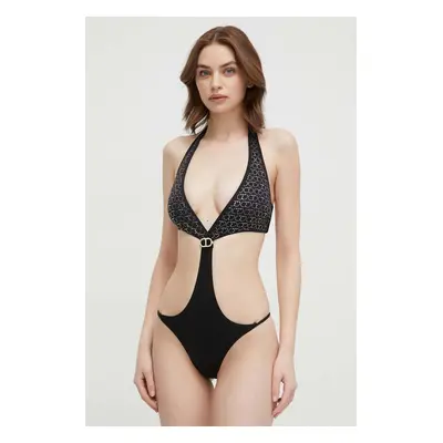 Twinset bikini felső fekete, puha kosaras