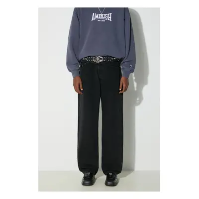 AMBUSH farmer Waist Detail Denim Pants férfi, BMYB003S24DEN