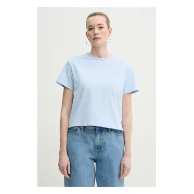 A.P.C. pamut póló t-shirt boxy petit vpc női, narancssárga, COHBQ.F26390