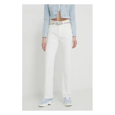 Karl Lagerfeld Jeans farmer női, magas derekú