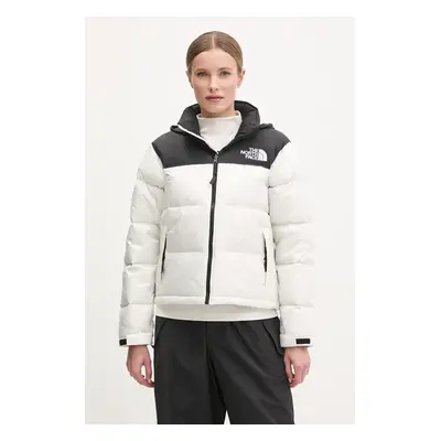 The North Face pehelydzseki Retro Nuptse fehér, téli, NF0A3XEOROU1