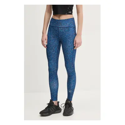 adidas by Stella McCartney legging TruePurpose Optime sötétkék, női, mintás, JF8483