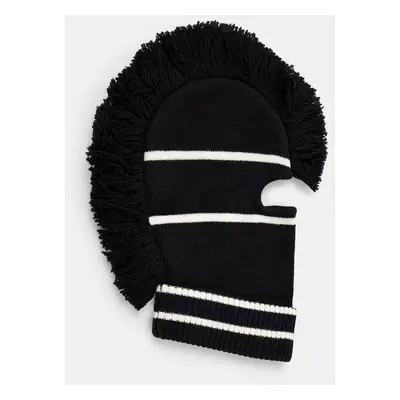 AMBUSH arcmaszk Fringe Knit Balaclava fekete, BMLC001F24KNI0011031