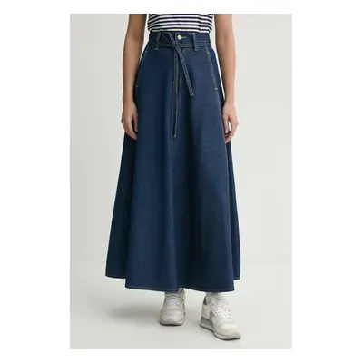 Levi's farmer szoknya SKIRT sötétkék, maxi, harang alakú, 001T4