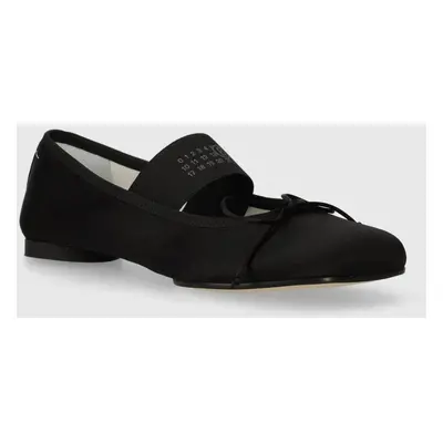 MM6 Maison Margiela balerina Anatomic Ballerinas fekete, S59WZ0093