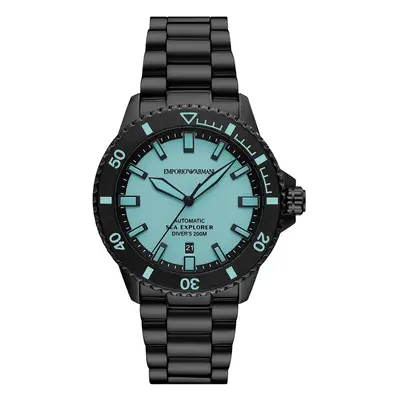 Emporio Armani óra SEA EXPLORER fekete, férfi, AR60084