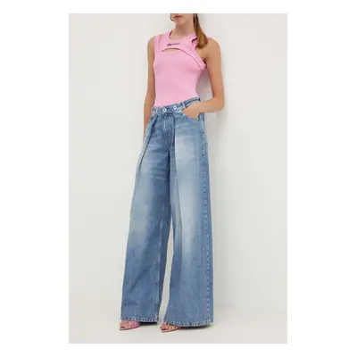 Karl Lagerfeld Jeans farmer női, magas derekú, 245J1108