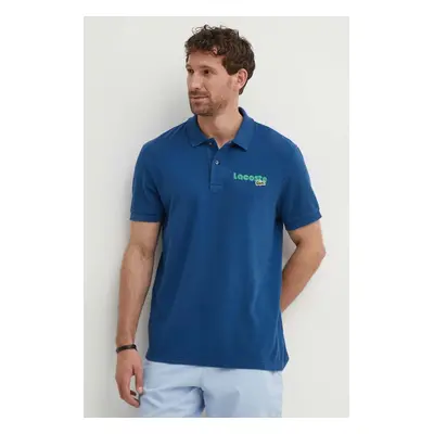 Lacoste pamut póló nyomott mintás