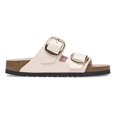 Birkenstock bőr papucs Arizona Big Buckle rózsaszín, női