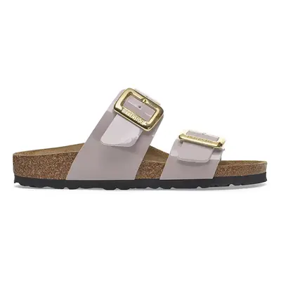 Birkenstock papucs Sydney Patent Cushion Buckle lila, női