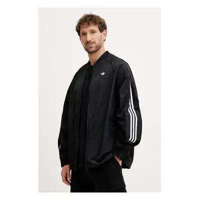 adidas Originals felső SST TRACK TOP fekete, férfi, sima, JX1618