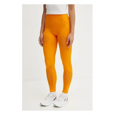 adidas by Stella McCartney legging TrueStrenght narancssárga, női, sima, IV9190