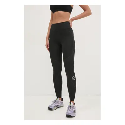 adidas by Stella McCartney edzős legging TruePace fekete, nyomott mintás, JF3798