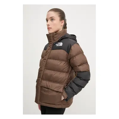 The North Face rövid kabát Limbara barna, téli, NF0A89G91OI1